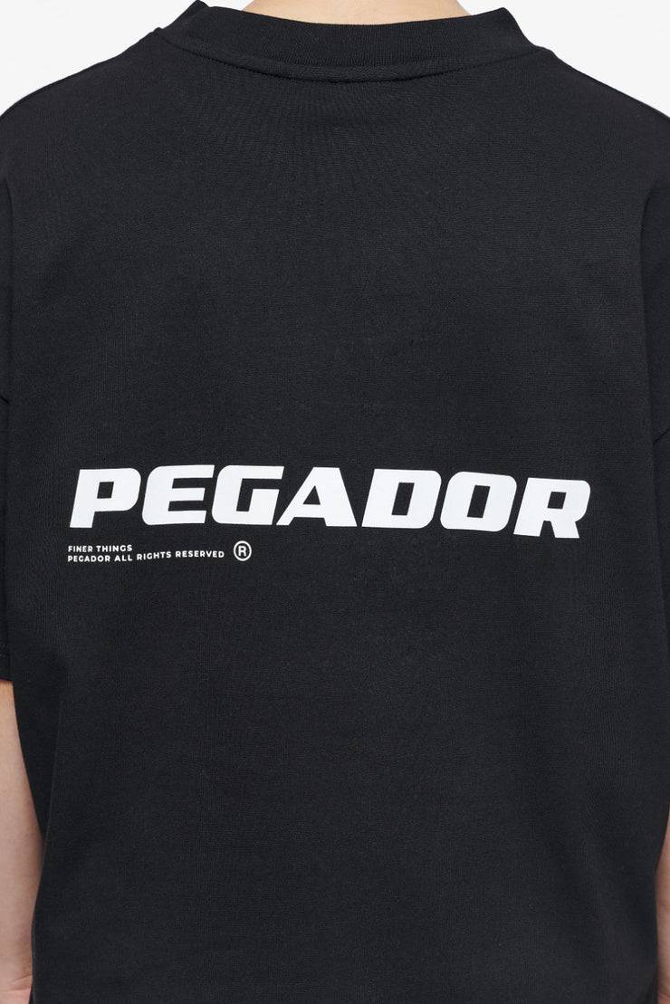Pegador Culla Logo Heavy Oversized Tee Black Sonderangebot