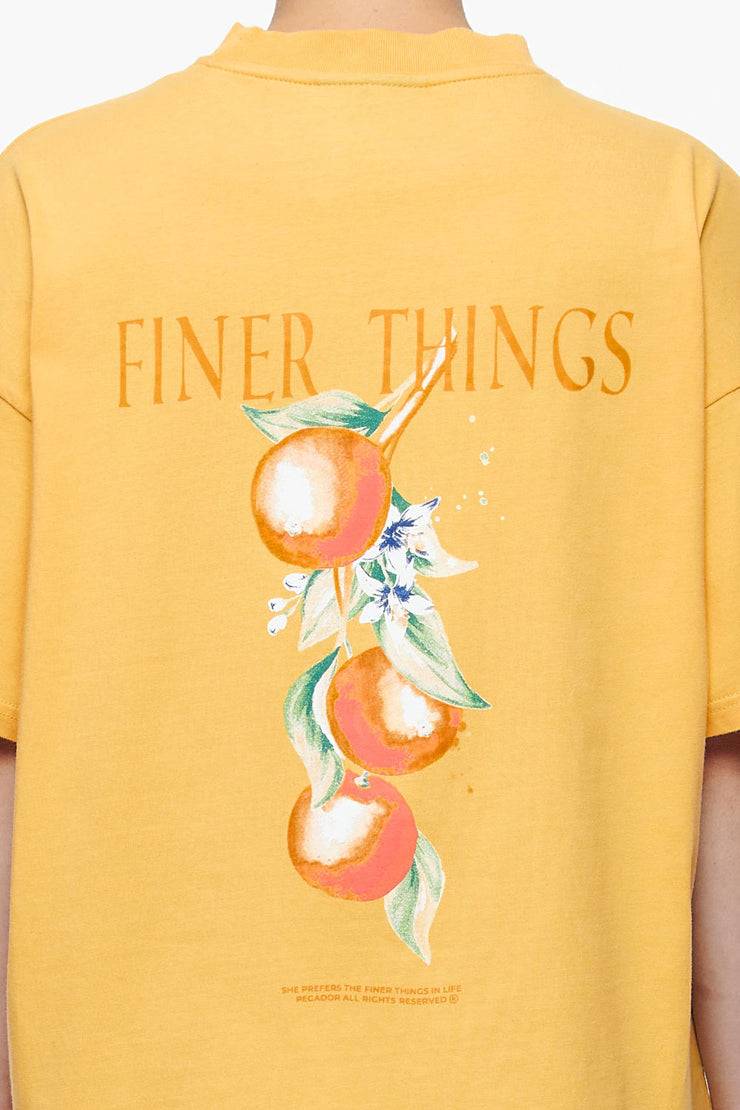 Pegador Brenda Heavy Oversized Tee Vintage Washed Golden Sun Großer Ausverkauf