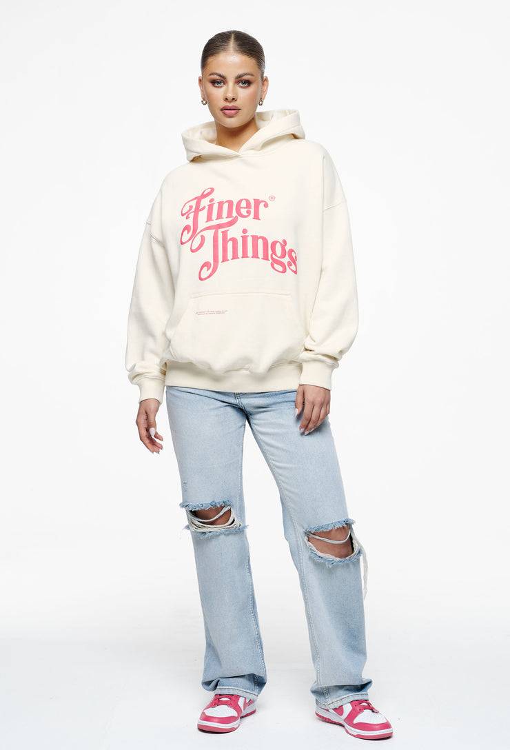 Pegador Birca Oversized Hoodie Vintage Washed Unbleached Flash Sale
