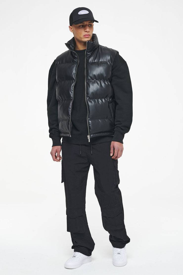 Pegador Arid Faux Leather Vest Black Ink Valentinstagsangebot