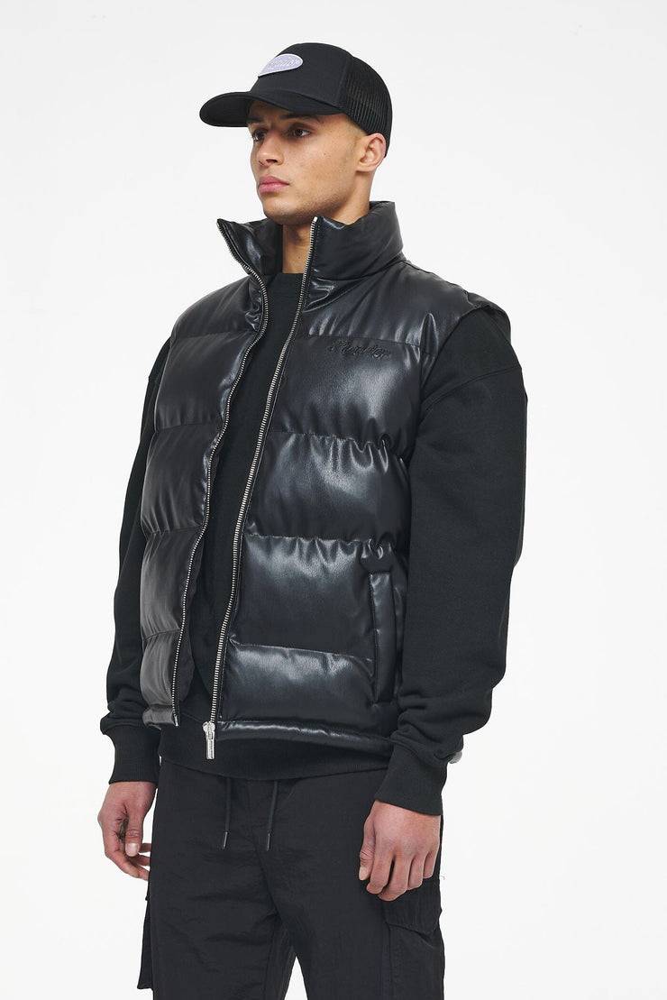 Pegador Arid Faux Leather Vest Black Ink Valentinstagsangebot