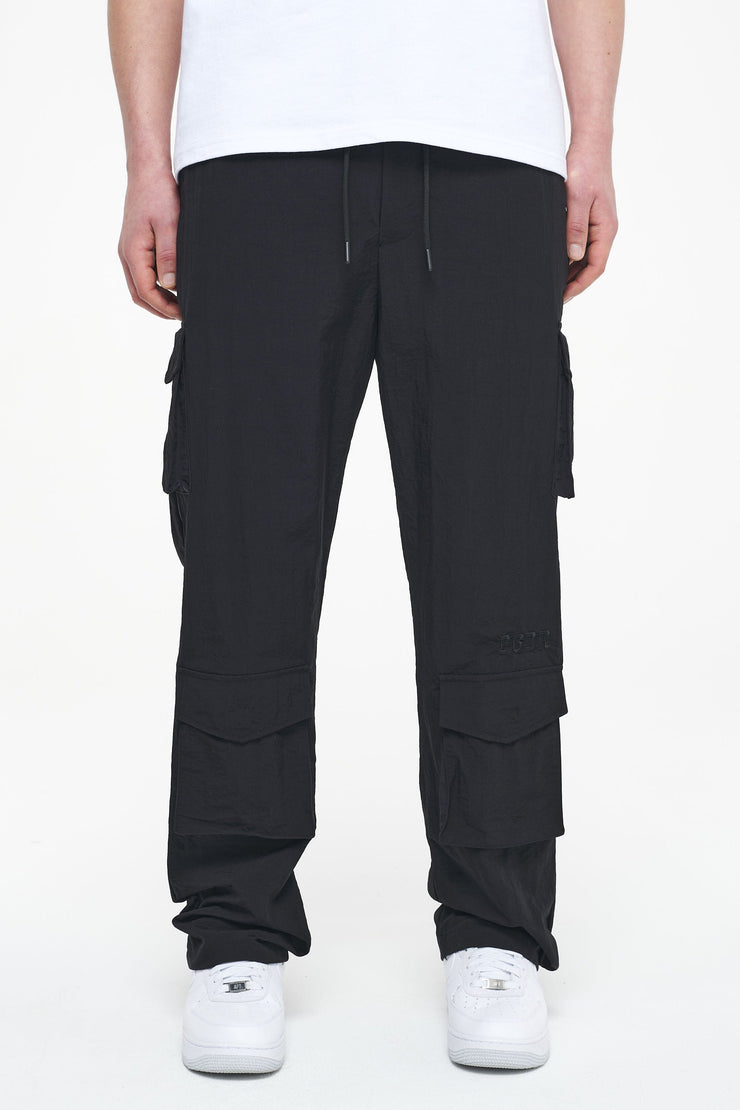 Pegador Bonac Baggy Track Pants Black Lagerräumung