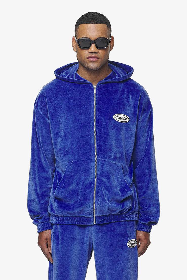 Pegador Weaver Oversized Velour Jacket Magic Violet Online Outlet