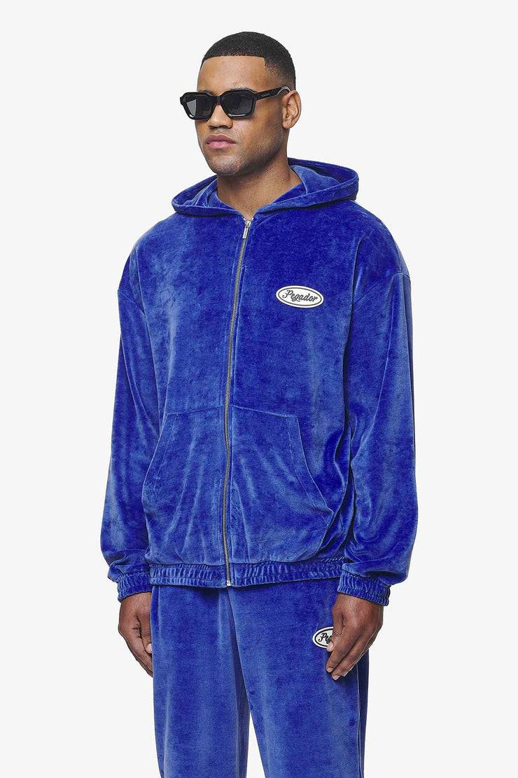 Pegador Weaver Oversized Velour Jacket Magic Violet Online Outlet