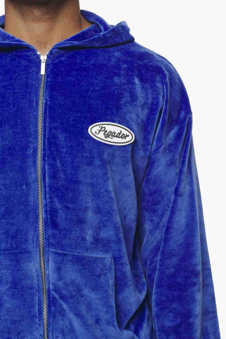 Pegador Weaver Oversized Velour Jacket Magic Violet Online Outlet
