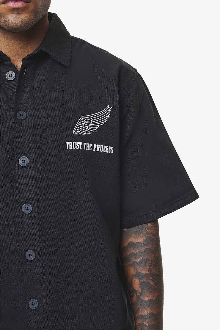Pegador Skyler Denim Shirt Black Ink Zeitlich begrenztes Angebot