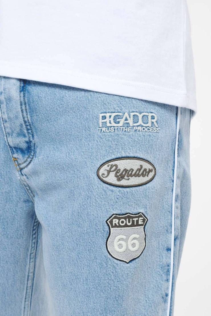 Pegador Vanness Baggy Jeans Washed Blue Große Rabatte