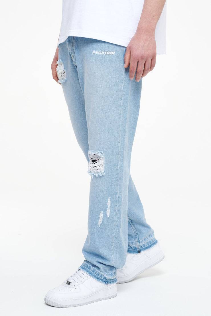 Pegador Abott Wide Jeans Washed Blue Neuheiten