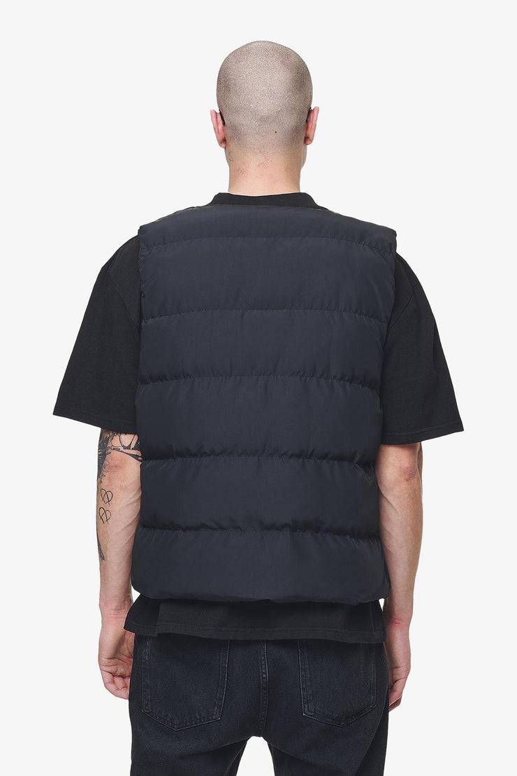 Pegador Aberdeen Round Neck Puffer Vest Black Ink Räumungsverkauf