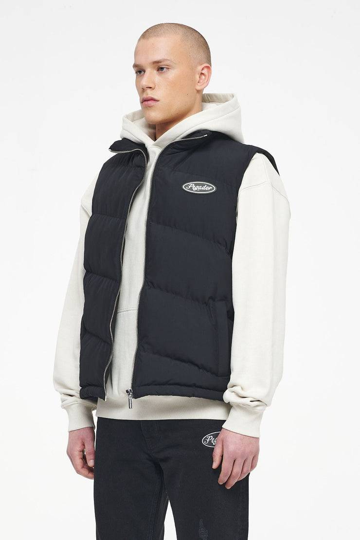 Pegador Yale Puffer Vest Black Ink Tägliche Deals
