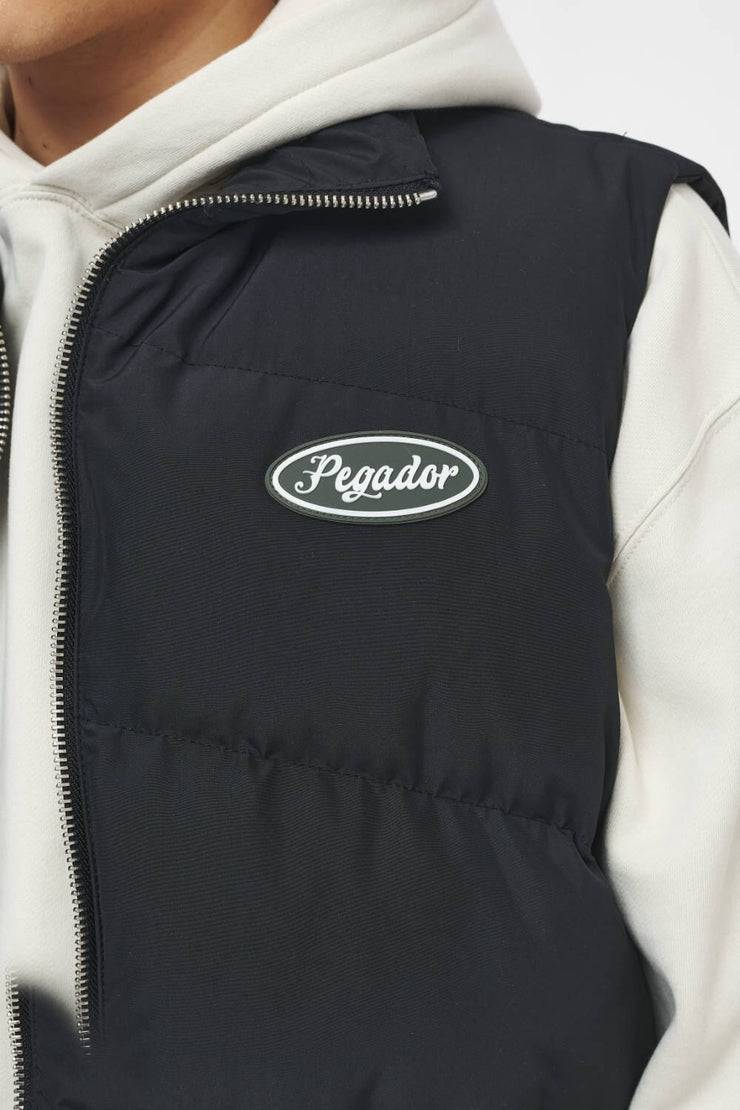 Pegador Yale Puffer Vest Black Ink Tägliche Deals
