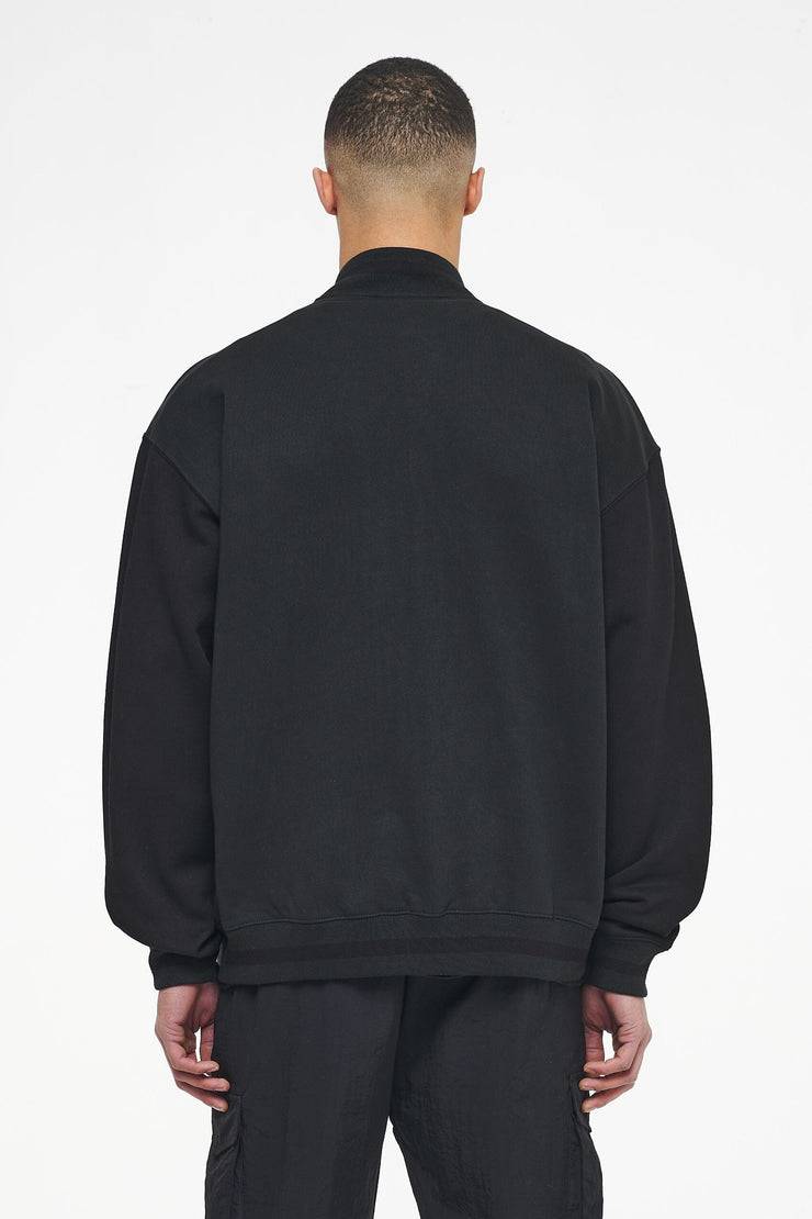 Pegador Whitney Varsity Jacket Washed Black Ink Black Tiefpreis