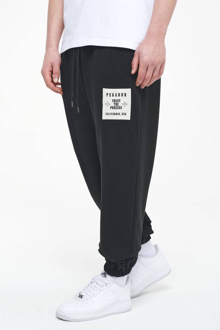 Pegador Galt Heavy Sweat Pants Vintage Washed Black Ink Wochenangebot