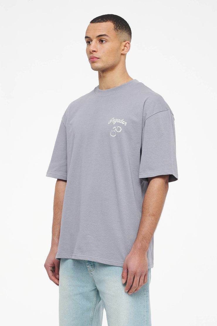 Pegador Skena Oversized Tee Vintage Washed Dusk Grey JETZT KAUFEN