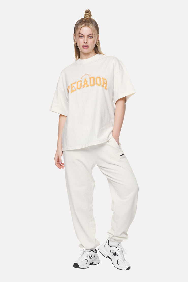 Pegador Wayruna Heavy Oversized Tee Washed Coconut Milk Letzter Tag