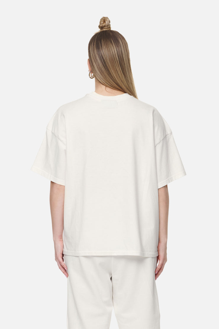 Pegador Wayruna Heavy Oversized Tee Washed Coconut Milk Letzter Tag