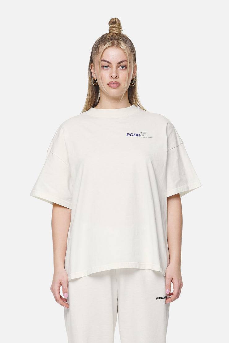 Pegador Habana Heavy Oversized Tee Washed Coconut Milk Sonderangebot der Fabrik