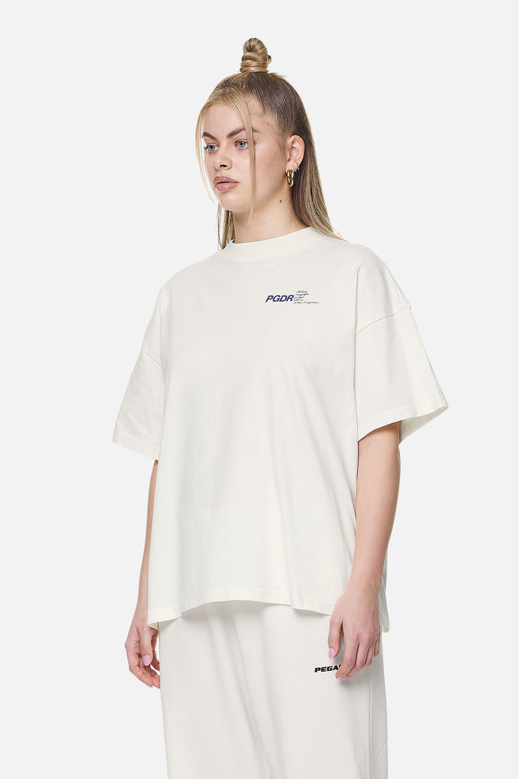 Pegador Habana Heavy Oversized Tee Washed Coconut Milk Sonderangebot der Fabrik