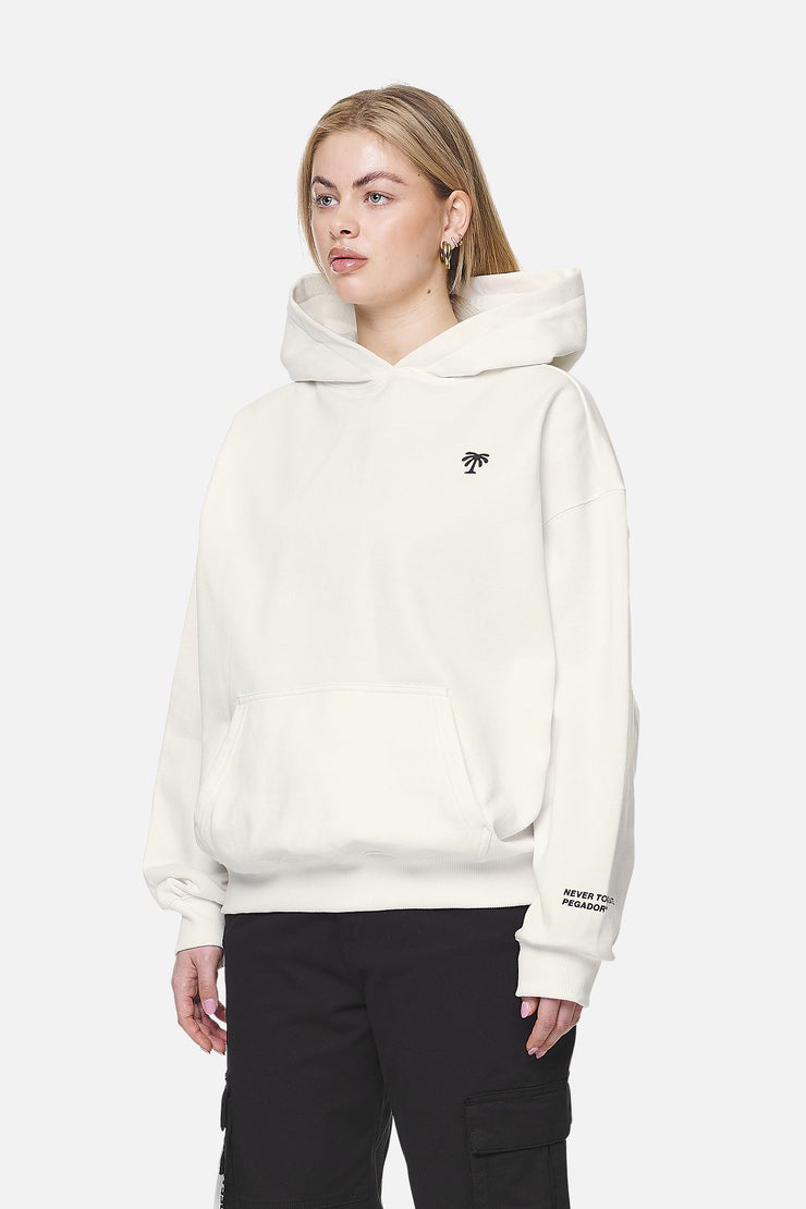 Pegador Palmyra Oversized Hoodie Washed Coconut Milk Discount Store für neue Produkte