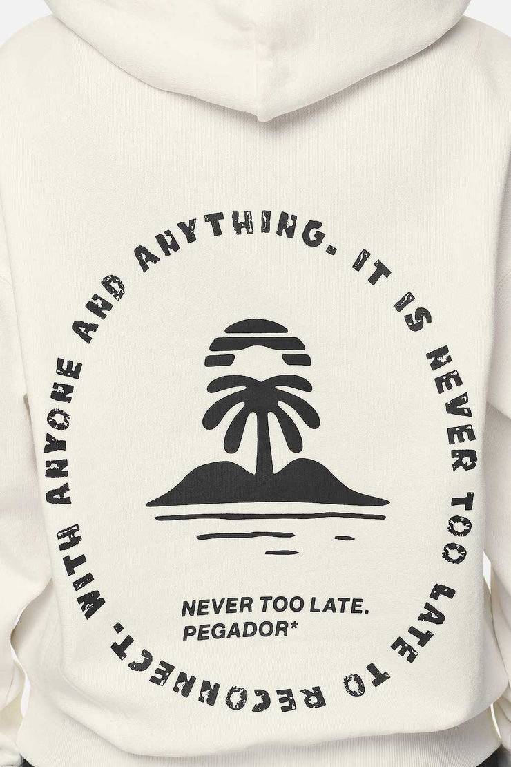 Pegador Palmyra Oversized Hoodie Washed Coconut Milk Discount Store für neue Produkte