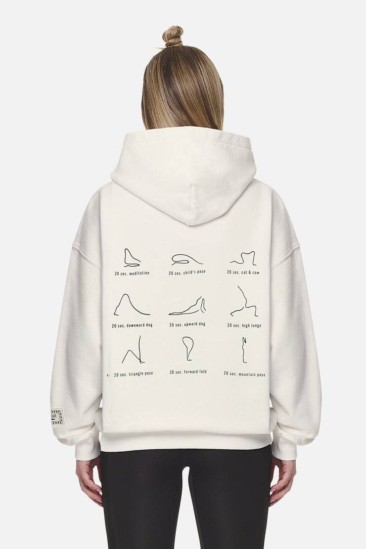 Pegador Idalia Oversized Hoodie Washed Coconut Milk Riesige Rabatte