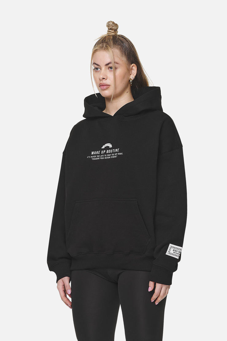 Pegador Idalia Oversized Hoodie Black 50% Rabatt mit kostenlosem Versand