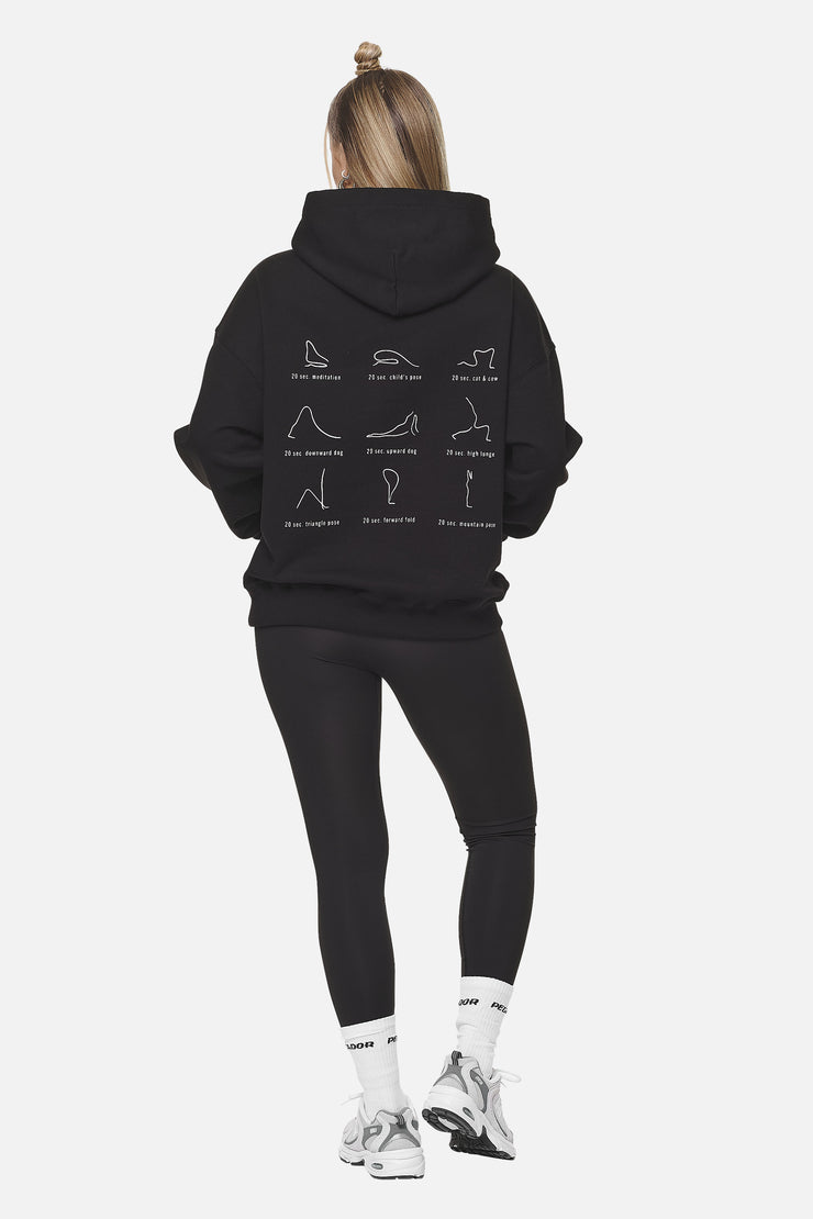 Pegador Idalia Oversized Hoodie Black 50% Rabatt mit kostenlosem Versand