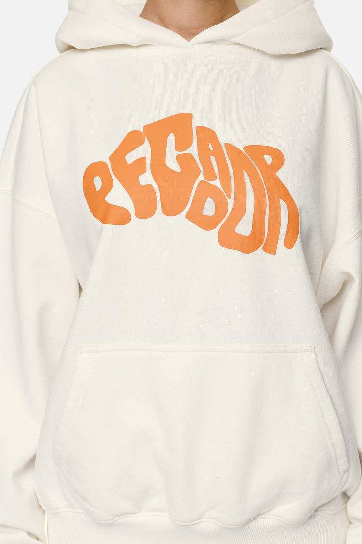 Pegador Paluma Oversized Hoodie Washed Coconut Milk Clearance-Verkauf