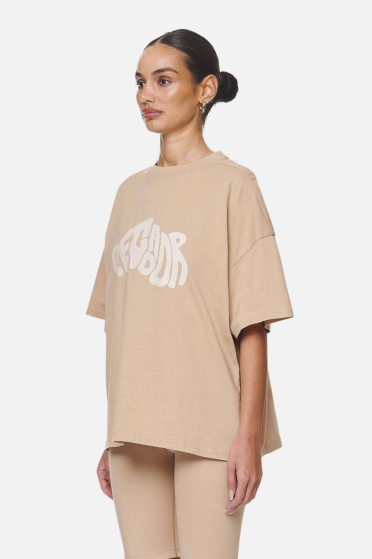 Pegador Paluma Heavy Oversized Tee Washed Safari Sand Begrenzt auf 3 Tage
