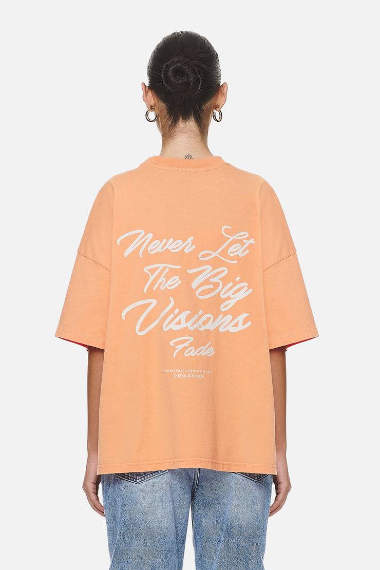 Pegador Berri Heavy Oversized Tee Washed Apricot Im Verkauf