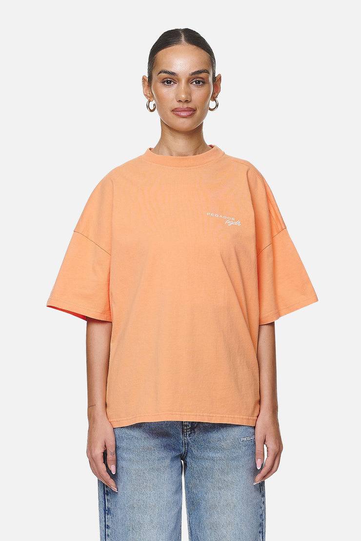 Pegador Berri Heavy Oversized Tee Washed Apricot Im Verkauf