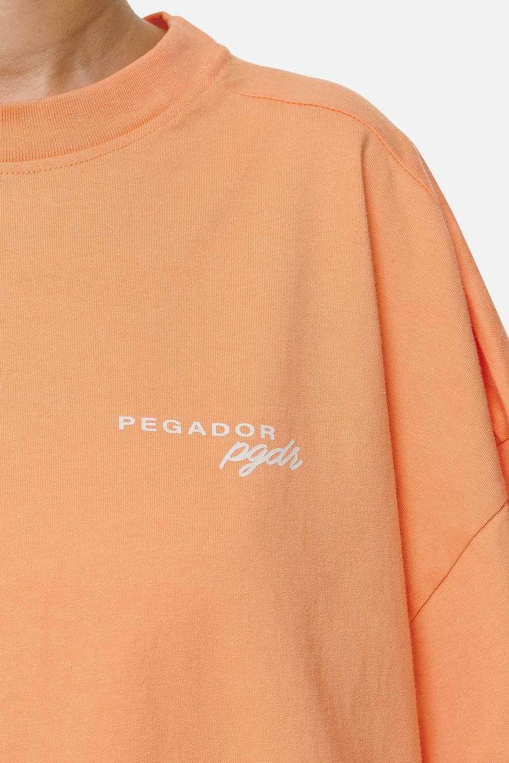 Pegador Berri Heavy Oversized Tee Washed Apricot Im Verkauf