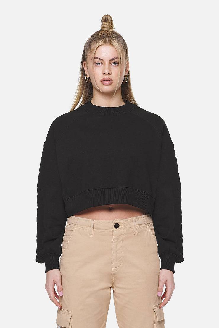 Pegador Kintore Cropped Oversized Raglan Sweater Black Online