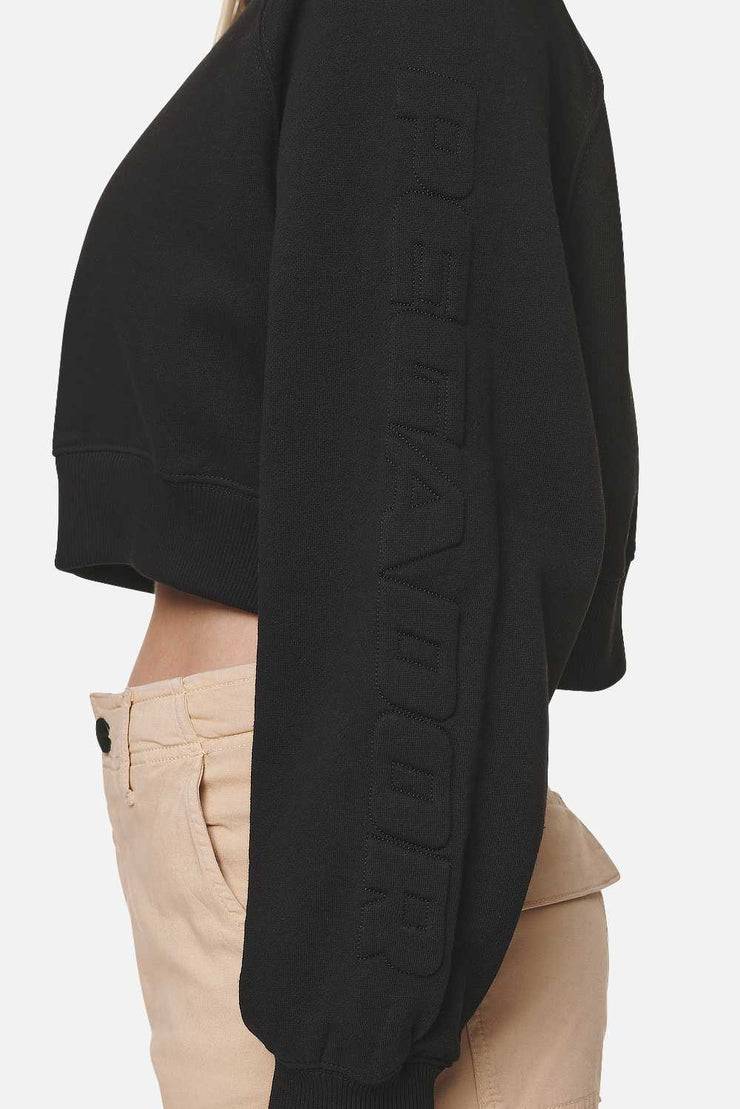 Pegador Kintore Cropped Oversized Raglan Sweater Black Online