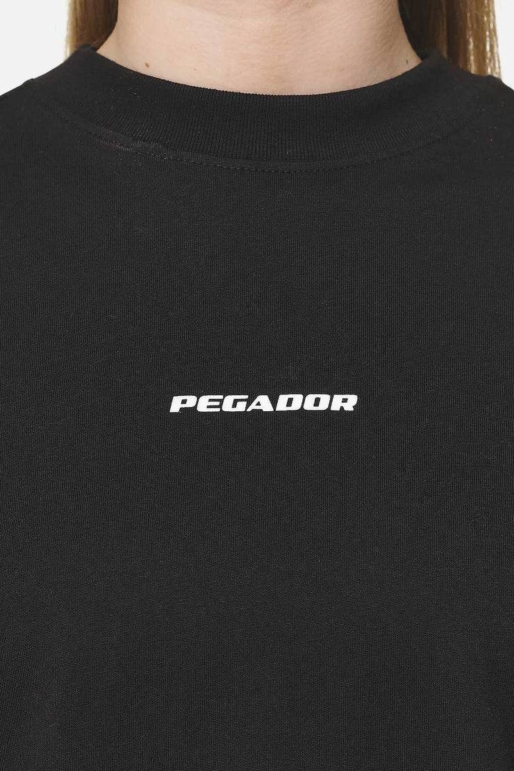 Pegador Arendal Logo Heavy Oversized Tee Black White Hotsell