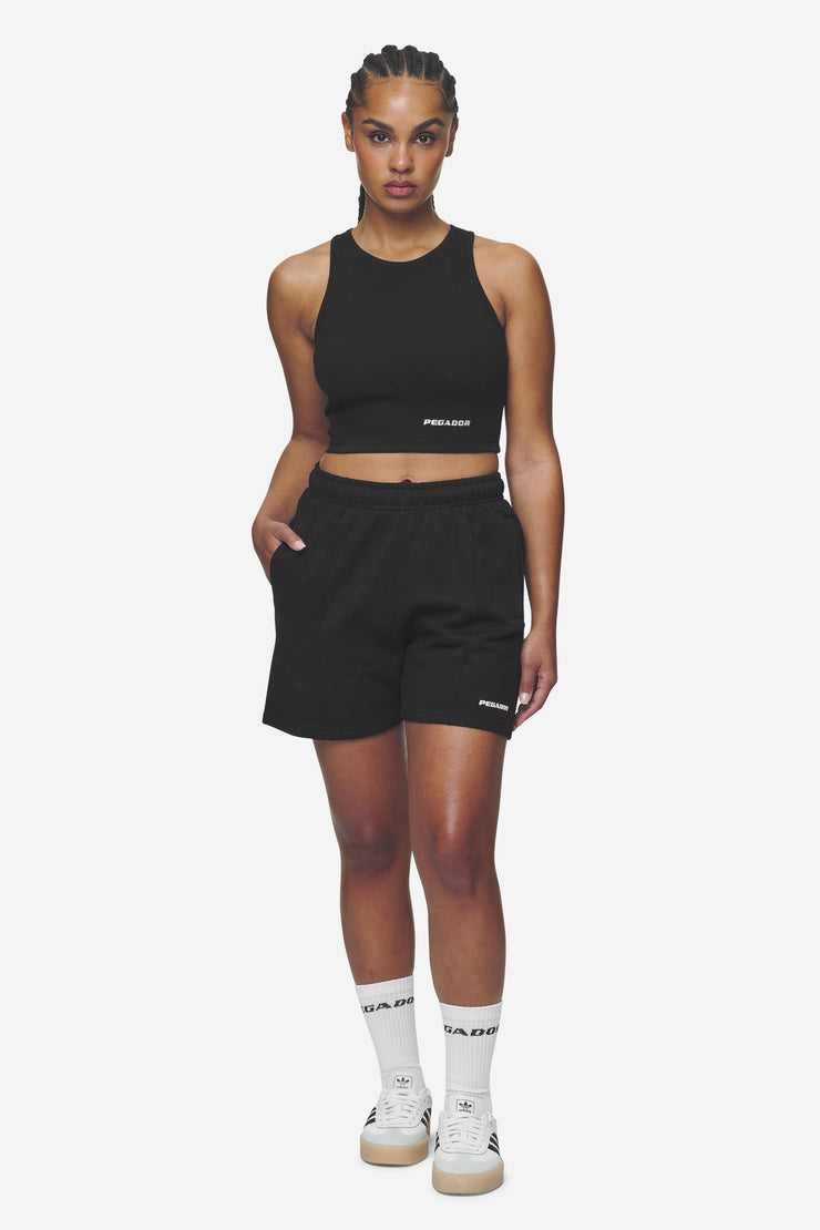 Pegador Ayla Crop Top Black White Kostenloser Versand