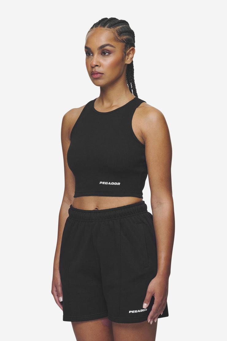 Pegador Ayla Crop Top Black White Kostenloser Versand