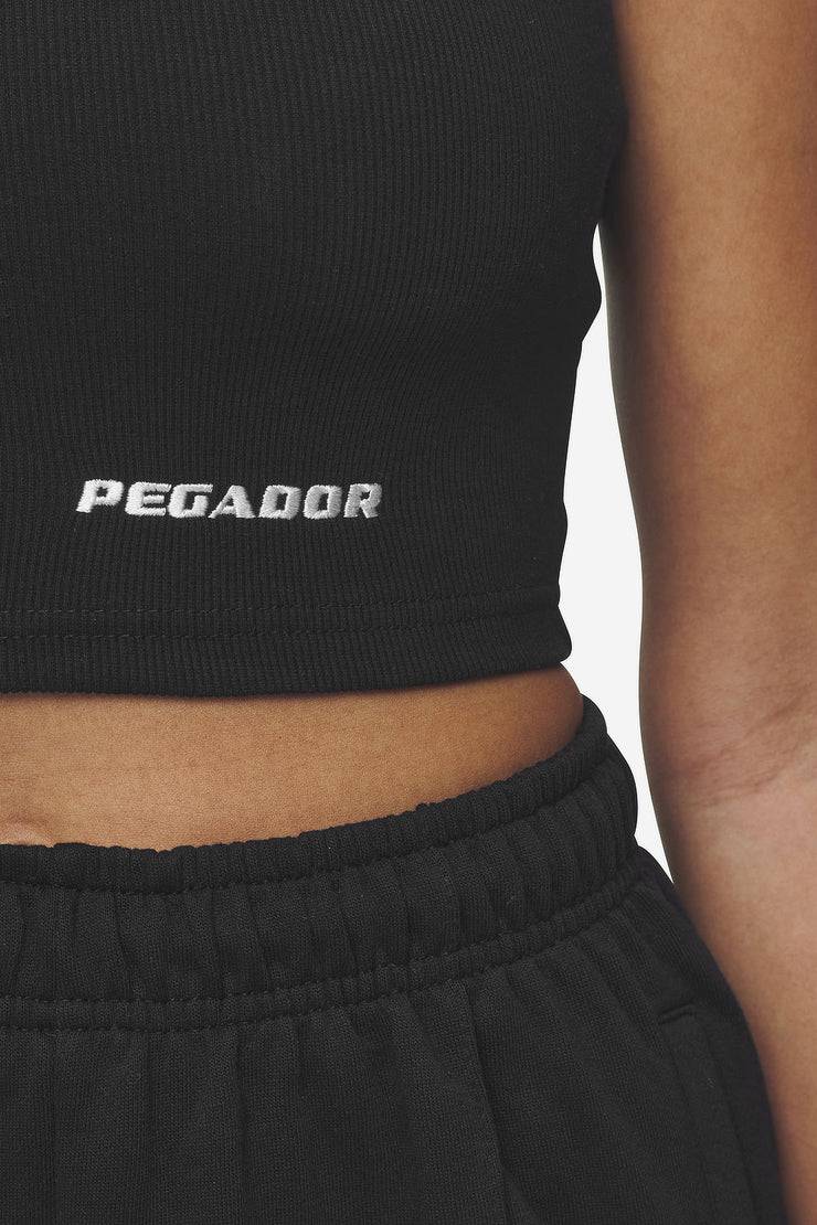 Pegador Ayla Crop Top Black White Kostenloser Versand