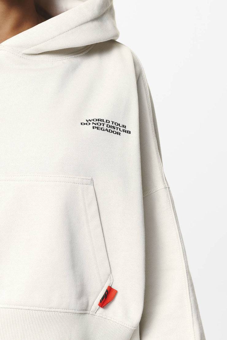 Pegador Vrena Oversized Cropped Hoodie Washed Salty Cream Sonderangebot