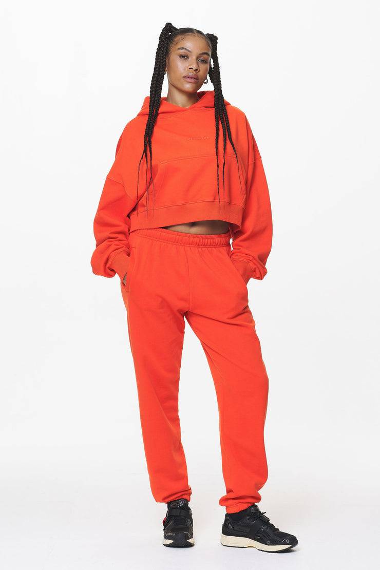 Pegador Villa High Waisted Sweat Pants Washed Signal Red Gum Rabatt
