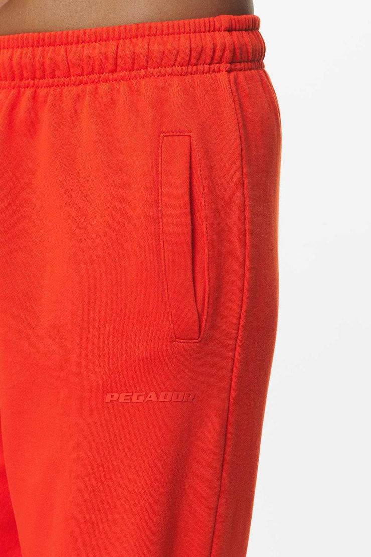 Pegador Villa High Waisted Sweat Pants Washed Signal Red Gum Rabatt