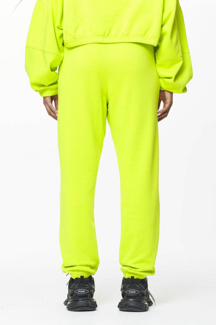 Pegador Villa High Waisted Sweat Pants Washed Lime Yellow Gum Versandkostenfrei