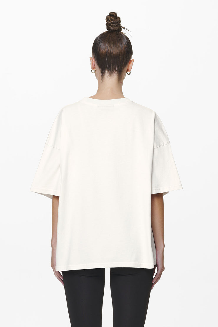 Pegador Troms Heavy Oversized Tee Washed Salty Cream Online Shopping