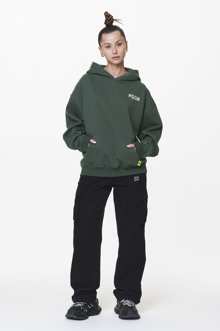 Pegador Sona Oversized Hoodie Washed Sage Green Preisnachlass