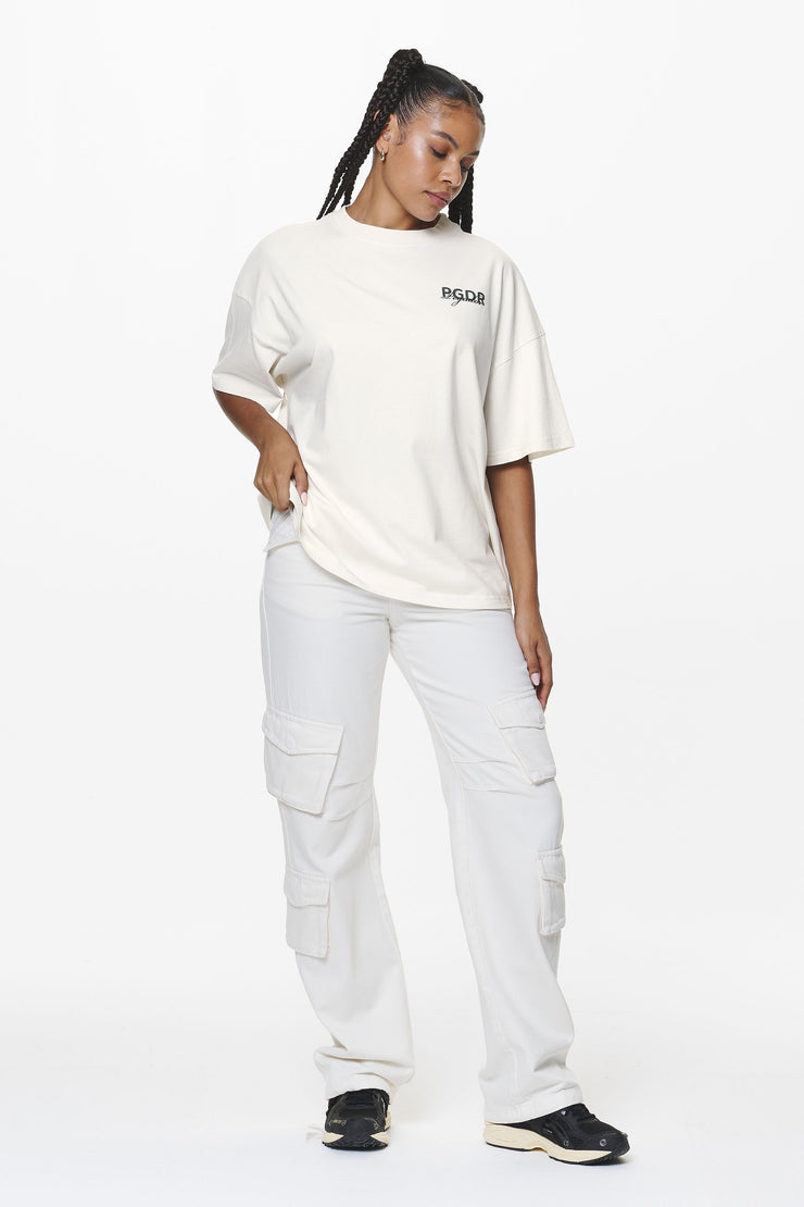 Pegador Sona Heavy Oversized Tee Washed Salty Cream Saisonschlussverkauf