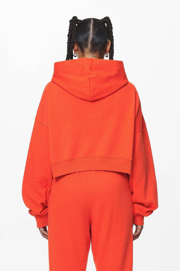 Pegador Salita Oversized Cropped Hoodie Washed Signal Red Gum Weihnachtsangebot