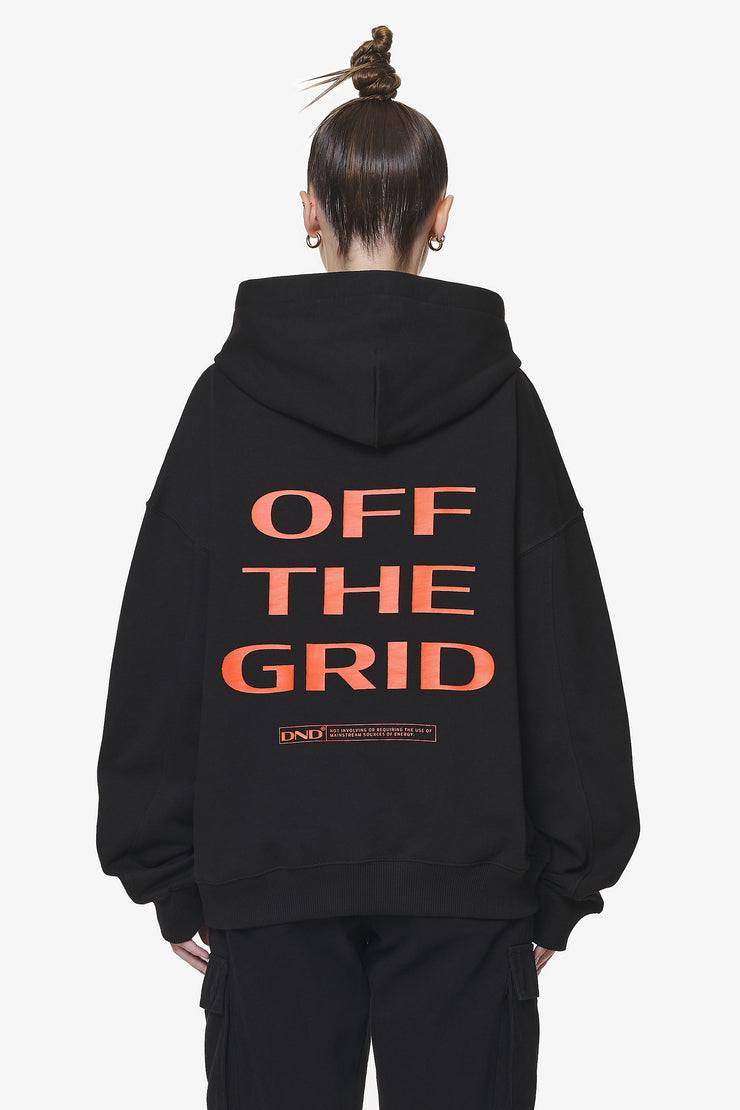 Pegador Navisk Oversized Hoodie Black Lagerräumung