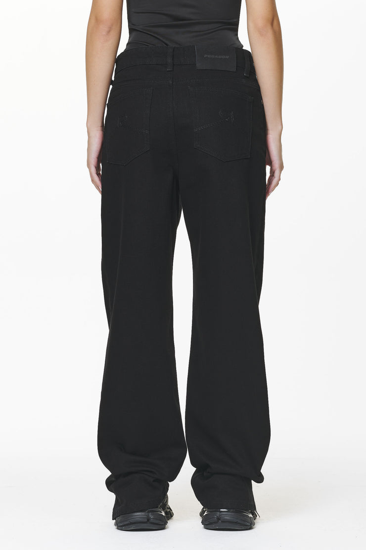 Pegador Moi Wide Jeans Black Zeitlich begrenztes Angebot