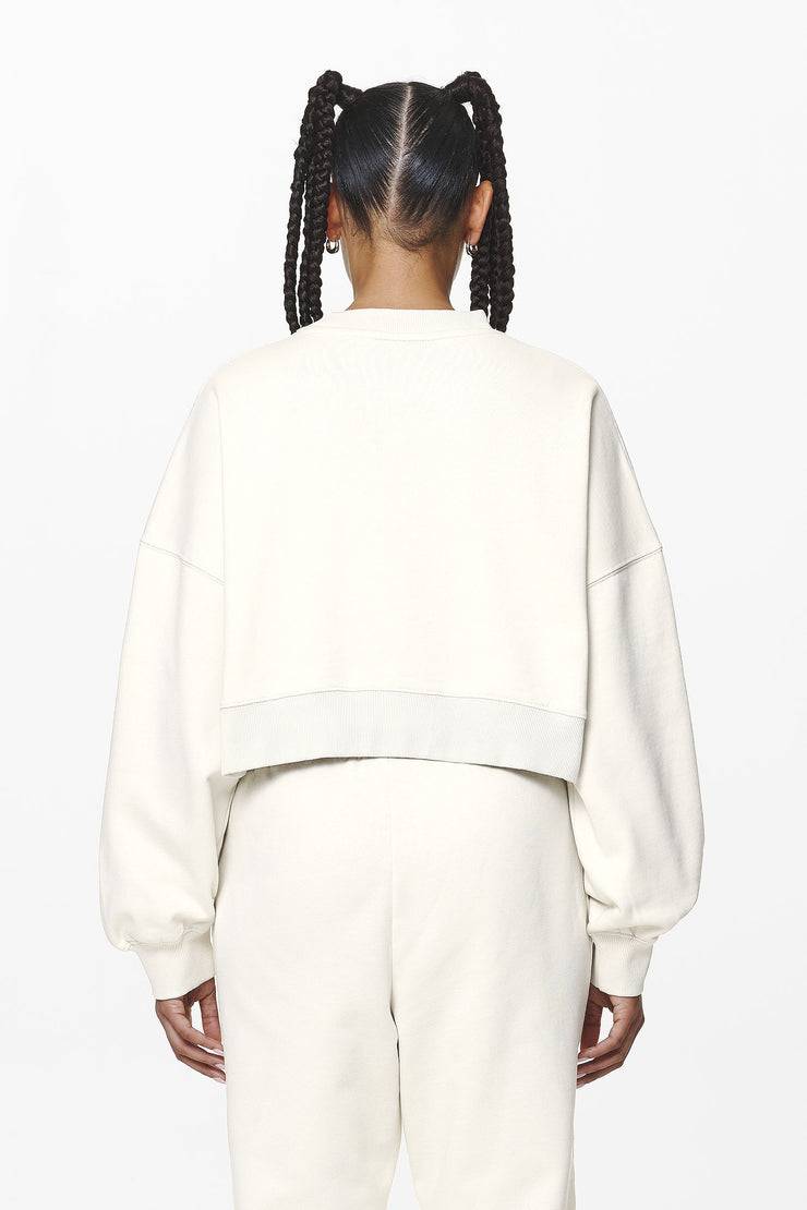 Pegador Londa Cropped Oversized Sweater Washed Salty Cream Gum Saisonale Angebote