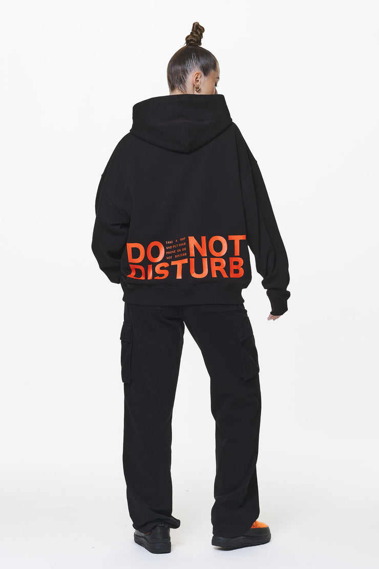 Pegador Groven Oversized Hoodie Black Tägliche Deals